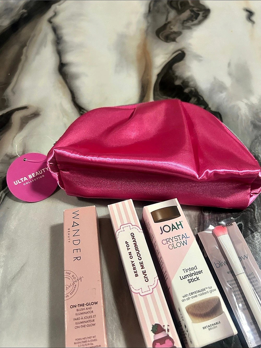 Ulta Beauty Makeup Set Pink with Cosmetics NWT